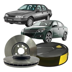 Par Disco Freio Novo Dianteiro Ventilado Gm Astra Vectra