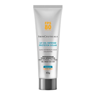 Protetor Solar SkinCeuticals UV Oil Defense FPS 80 com Cor 40g
