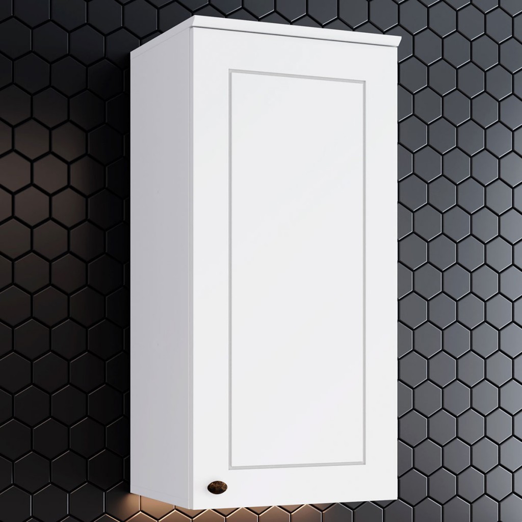 Armário Aéreo Cozinha Americana 1 Porta 100% MDF Branco HP - Henn em Oferta na Shopee