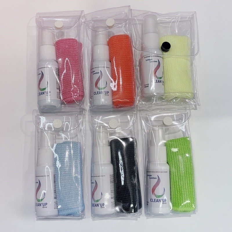 Kit 1 Limpa Tela TV LED Celular Lentes de Oculos + 1 Lenço Microfibra Mágica Limpeza de Óculos / Celular/ Computador Especial/Notebook