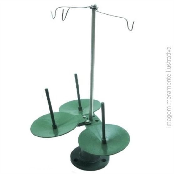 PORTA FIO E LINHA COM 3 CONES PARA OVERLOCK CHINESINHA GN1-6 E GNI-113