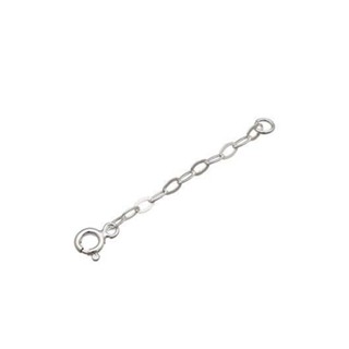 Extensor prata 925 para correntes/pulseiras/tornozeleiras em Oferta na Shopee