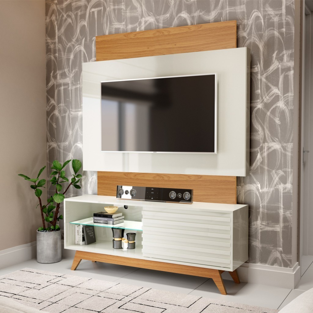 Painel para TV até 65 Polegadas 1 Porta Basic - Home & Living