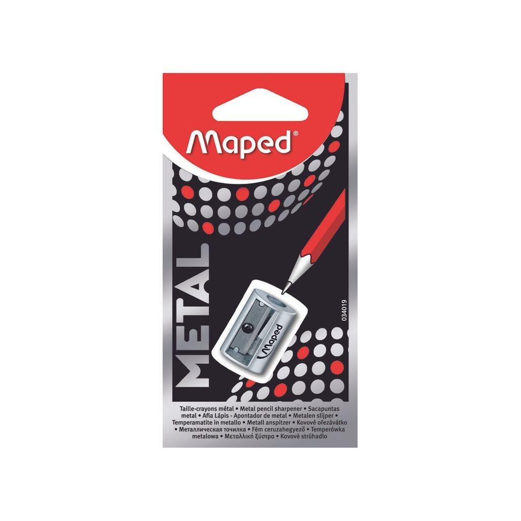 Apontador Maped Metal Basic Satellite 1 Furo - Item Sortido em Oferta na Shopee