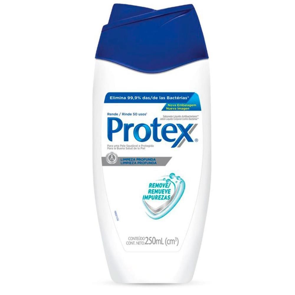 PROTEX SABONETE LÍQUIDO LIMPEZA PROFUNDA COM 250ML