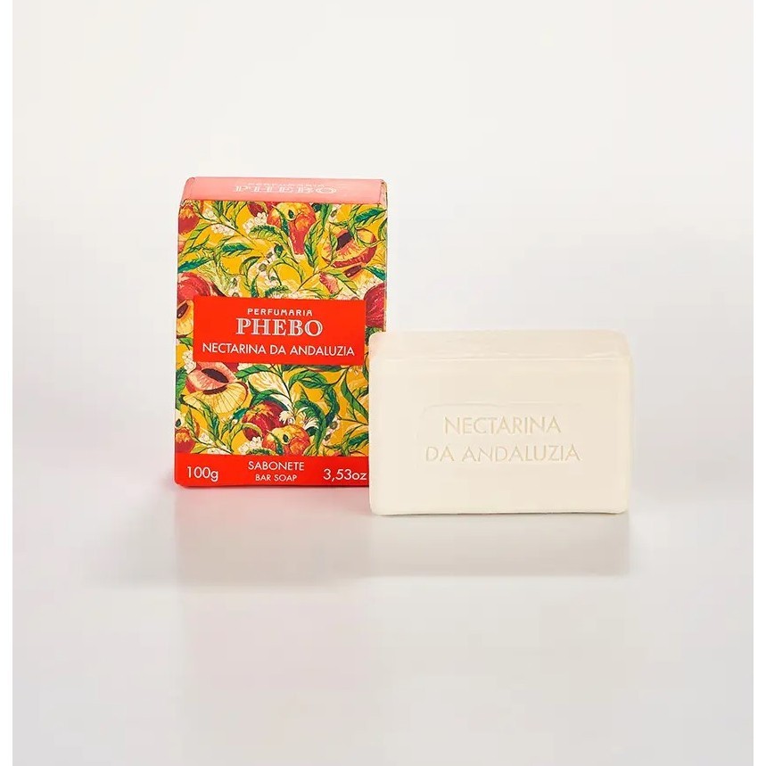 Phebo Mediterrâneo Nectarina da Andaluzia - Sabonete em Barra 100g