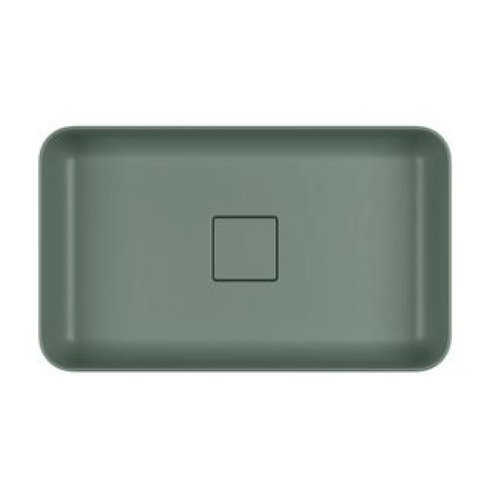 Cuba De Apoio Retangular Slim Sálvia Deca 50 cm - Home & Living