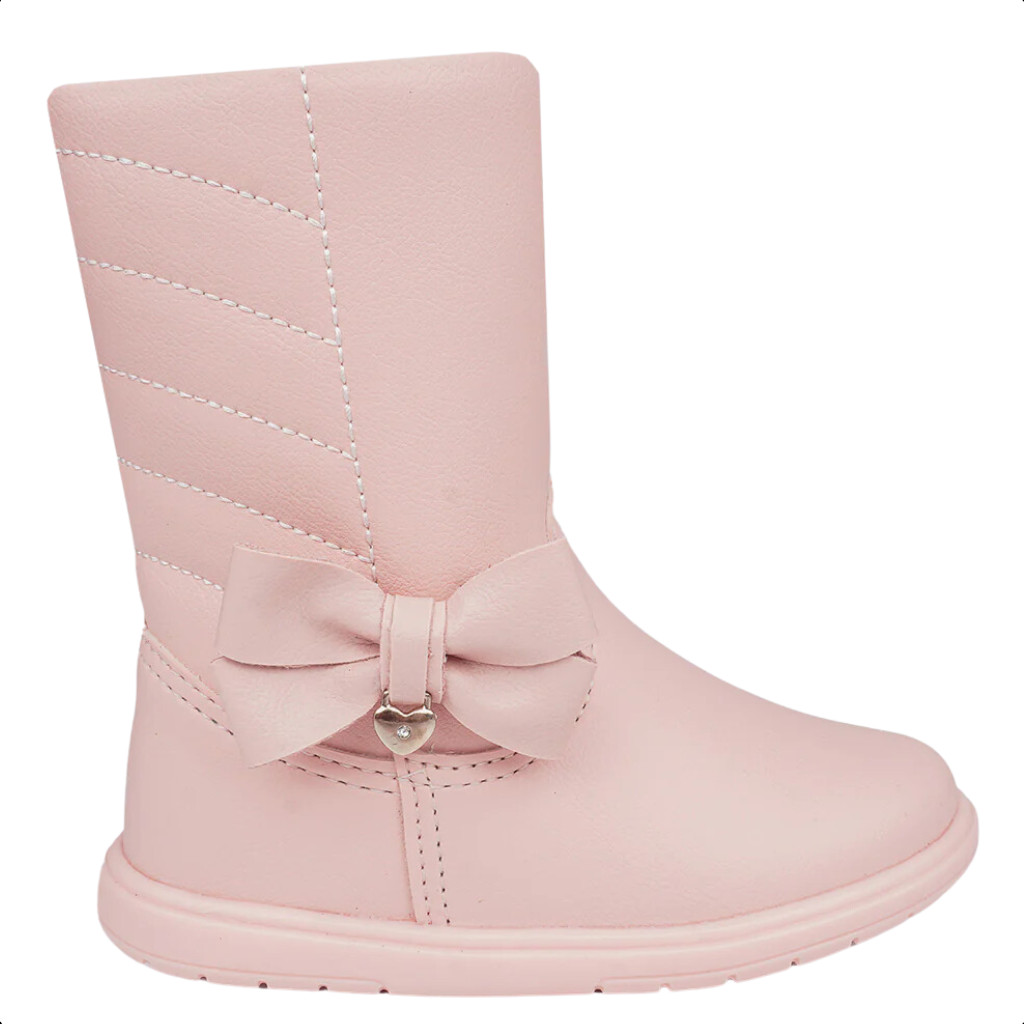 Bota Casual Infantil Menina Jujuba Rosa Novo Pampili 477.005