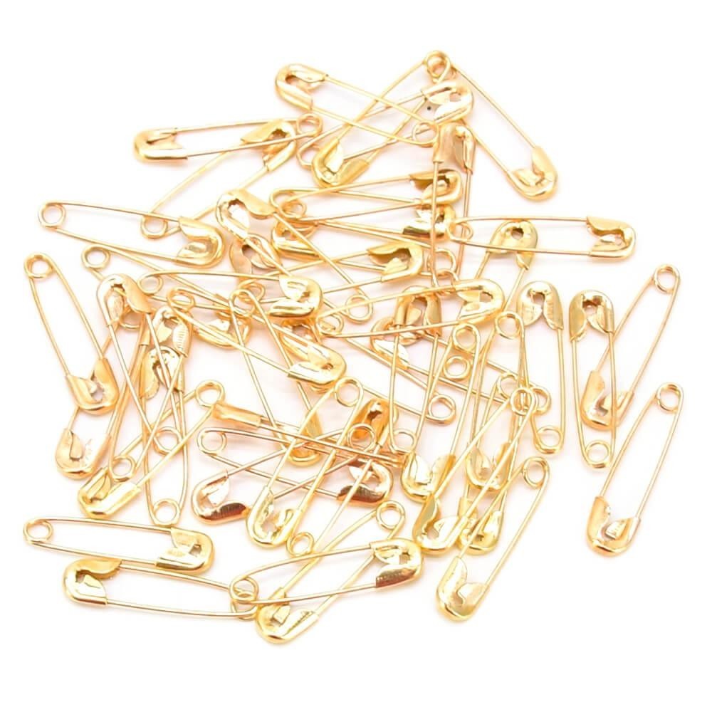 Alfinete de Segurança nº 000 Dourado - 300 Unidades | Círculo