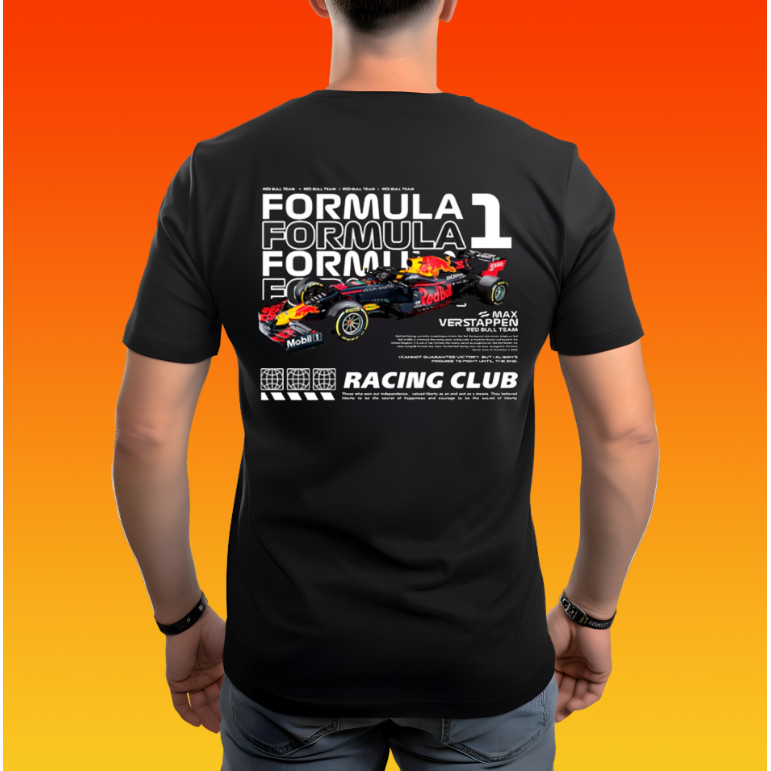 Camisa Camiseta Blusa Corrida Carro Max V. Piloto Holandês F1 Equipe Vermelha Confortável Casual