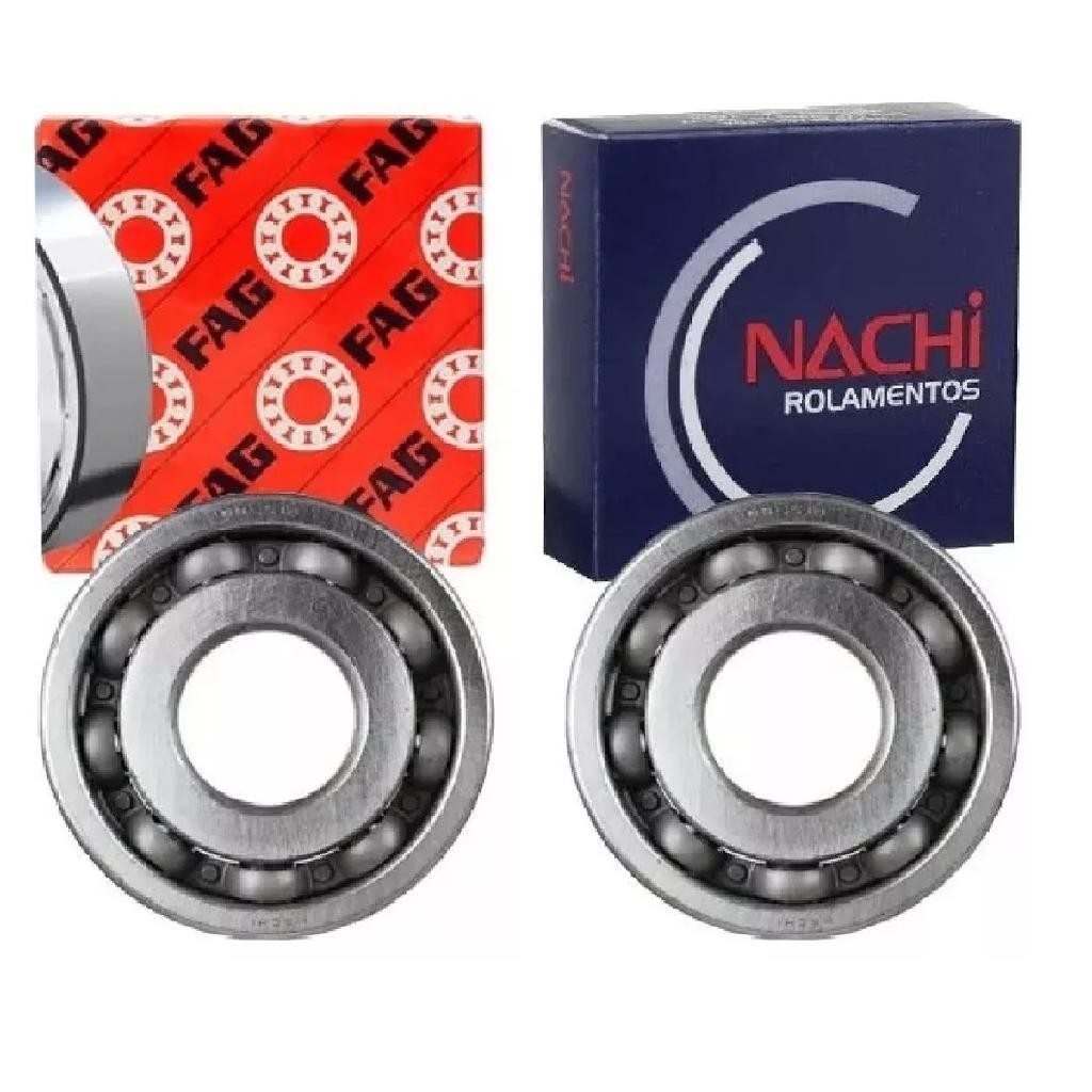 Par Rolamento Virabrequim Cbx Xr 200 Nachi 6207 E 28bcs18
