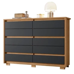 Cômoda Quarto Duetto com 10 gavetas