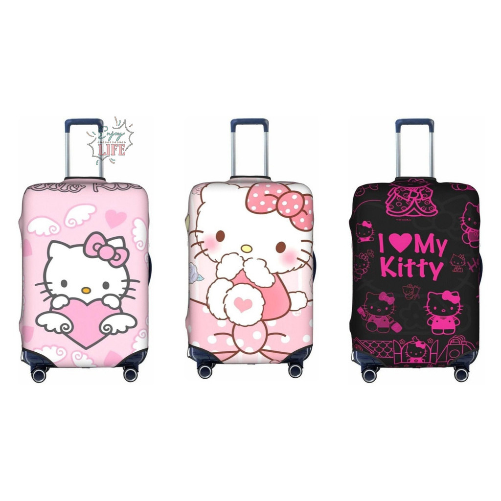 Sanrio Hello Kitty Estojo De Bagagem De Viagem Capa Protetora Para Mala Cabe Em 18-32 Polegadas K102