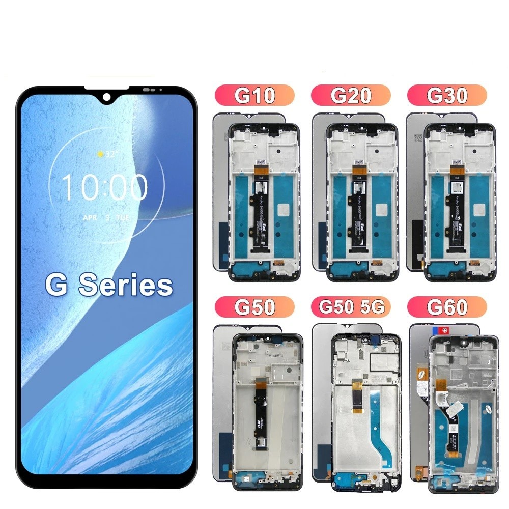 Vivid Display Para Motorola Moto G10&G20&G30&G50&G50 5G&G60&G60S Tela Frontal Lc