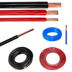 Fio Cabo Som automotivo cabinho - 100% Cobre Original Permak 0,75mm 1,5mm 6mm 10mm 16mm 21mm