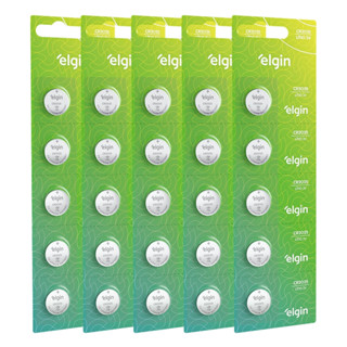 Kit 25 Baterias Pilha Moeda Cr2025 3v Relógio Elgin em Oferta na Shopee