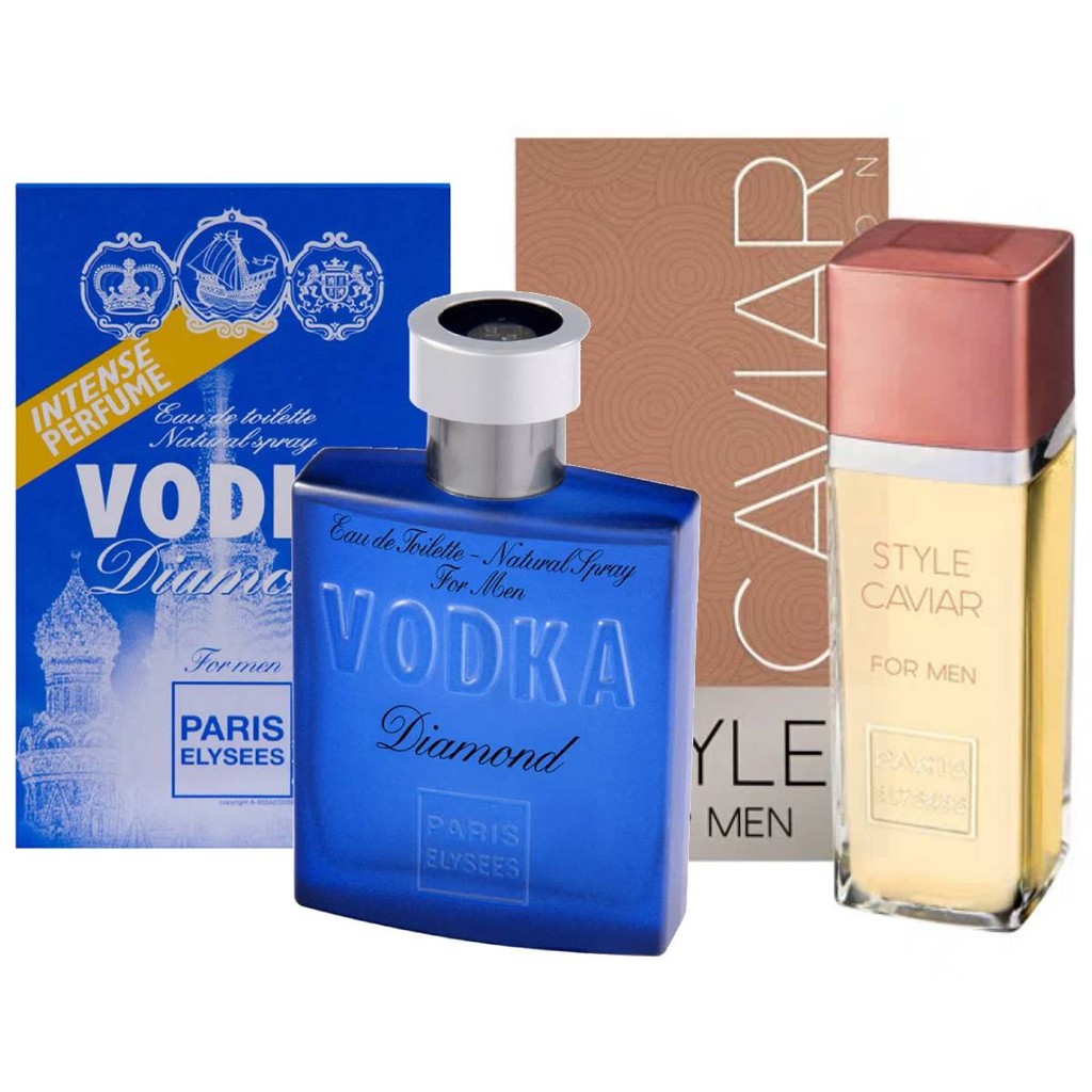 Kit Style Caviar e Vodka Diamond - Paris Elysees