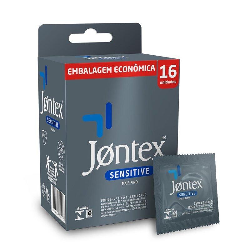 Preservativo Jontex Sensitive 16 Unidades - Health