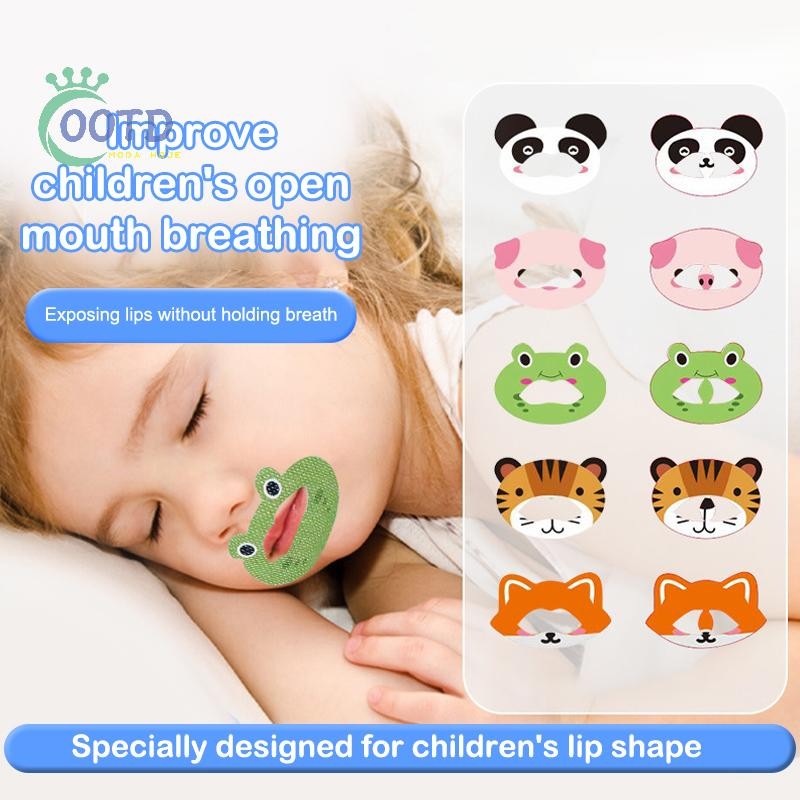 Moda Hoje 30 Folhas/Saco Adesivos Anti-Ronco Para Crianças Dormir De Boca Fechada Remendo De Correção De Respiração Fech