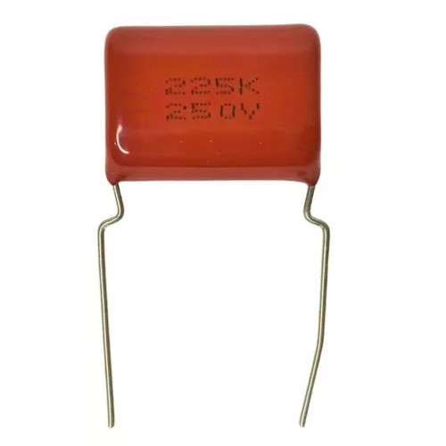 Kit 20 Pçs Capacitor 2,2uf X 250v Poliester Marrom