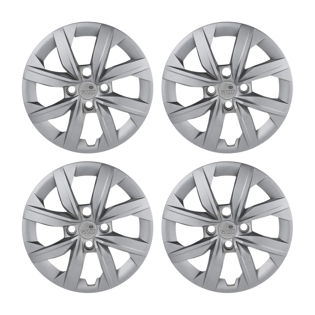 Calota Aro 14" Prata Mod Gol G5 / G6 2015 / 2017 (Jogo c/ 4 Calotas) Grid - 249CA-PTA-E