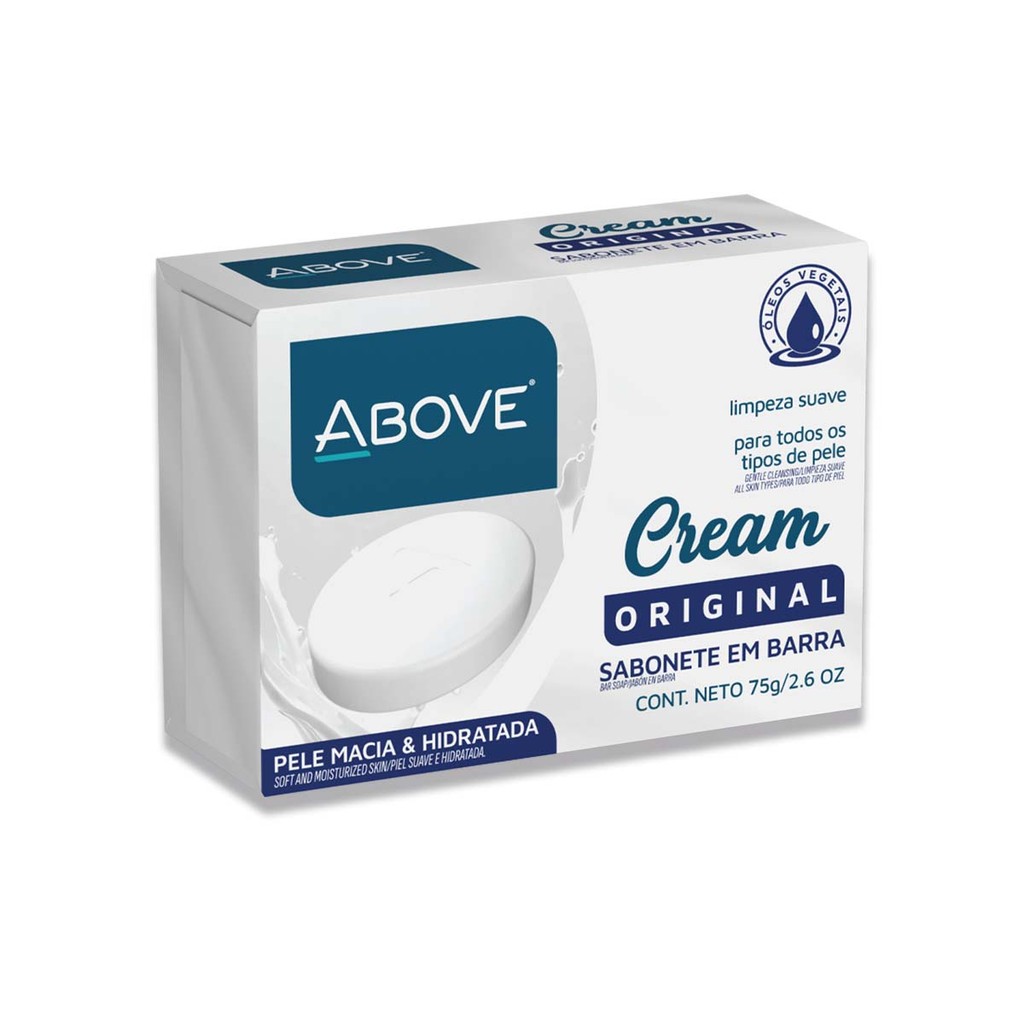 Sabonete Above Barra 75g Cream Original - Beauty
