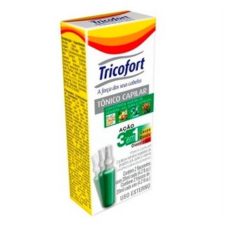 Ampola Para Cabelo Tricofort Com 2 Unidades 20ml em Oferta na Shopee