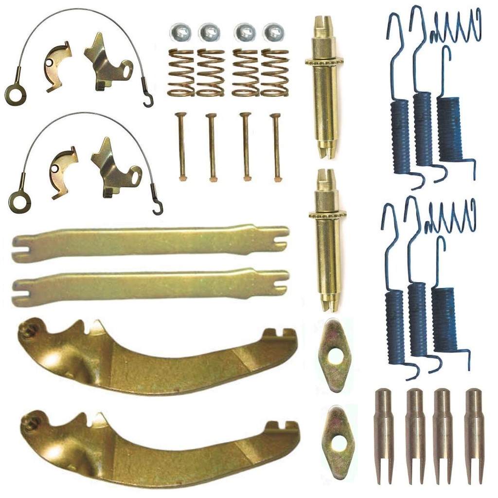 KIT REPARO DA SAPATA PATIM TAMBOR FREIO TRASEIRO GM S10 BLAZER 2.2 2.4 GASOLINA OU FLEX 1997 A 2011 (RODA 5 FUROS)