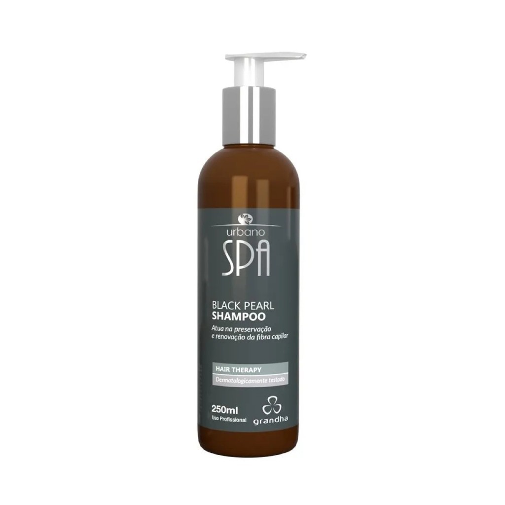 Grandha Shampoo Hair Therapy Urbano Spa Black Pearl 250ml - Ost L