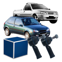 Par Terminal Direção Nakata Ford Fiesta Courier