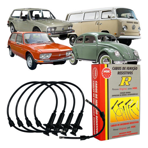 Cabo De Vela Original NGK Fusca Kombi Brasilia