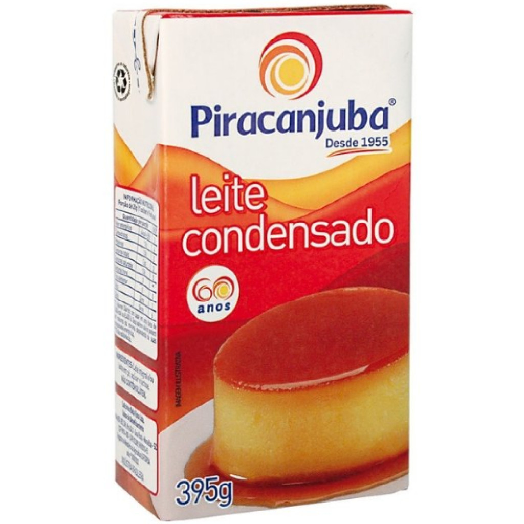 LEITE CONDENSADO PIRACANJUBA 395GR TP