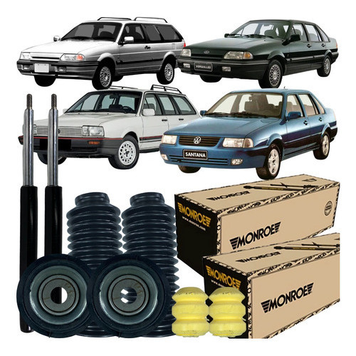Par Amortecedor Coxim Coifa Dianteira Santana 1984 Á 2006 em Oferta na Shopee