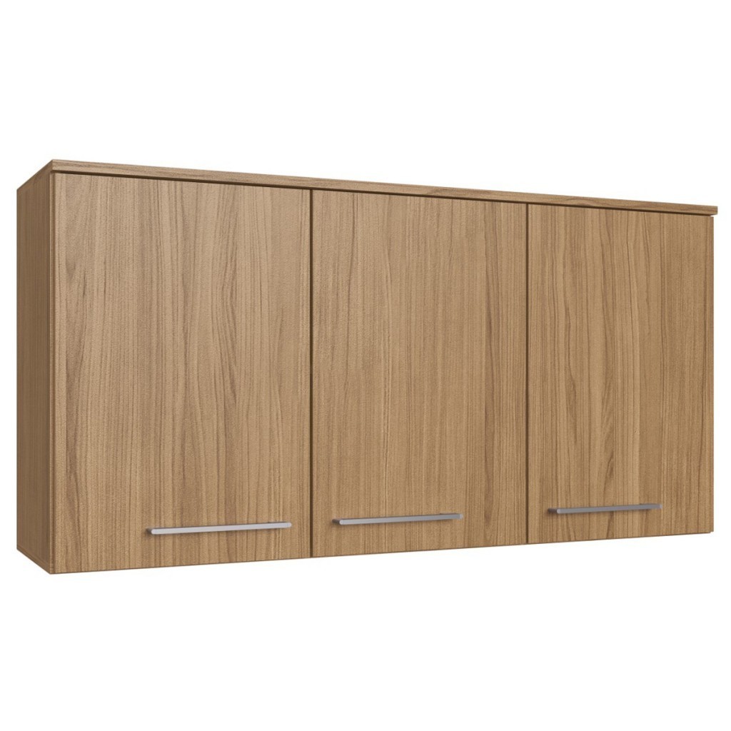Armário Aéreo Cozinha 3 Portas 2 Prateleiras Naturalle Co8300 - Decibal Móveis - Home & Living
