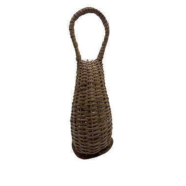Caxixi Médio Palha Trançada Para Berimbau E Capoeira