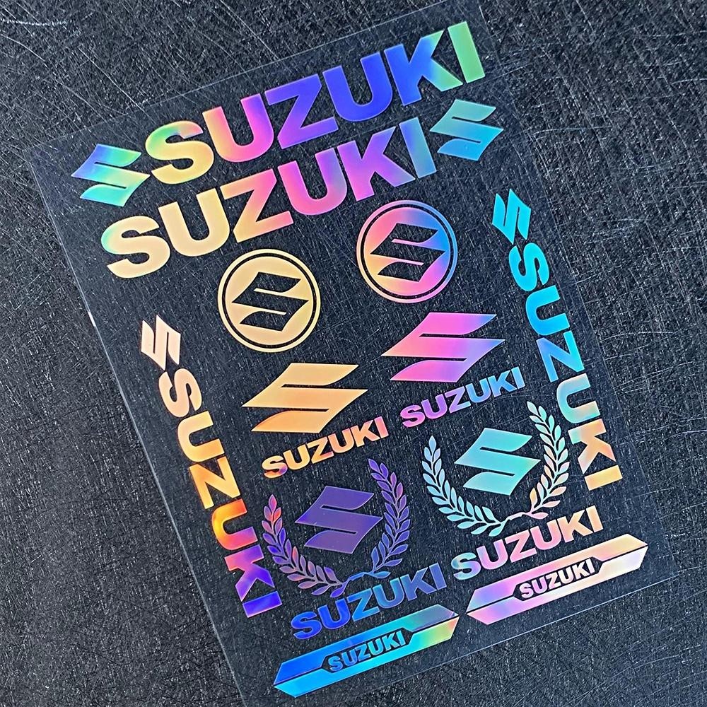 Um Conjunto De Adesivos Refletivos Para Motocicletas Suzuki Adequados GW250 GSX250 GSX-R600 Decalques De Carenagem De