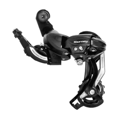 CÂMBIO TRASEIRO SHIMANO TOURNEY RD-TY500 SGS S/ GANCHEIRA - 6V / 7V - ATÉ 34D