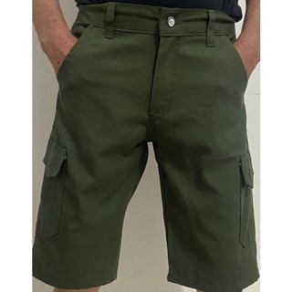 bermuda masculina Cargo brim 6 bolsas em Oferta na Shopee