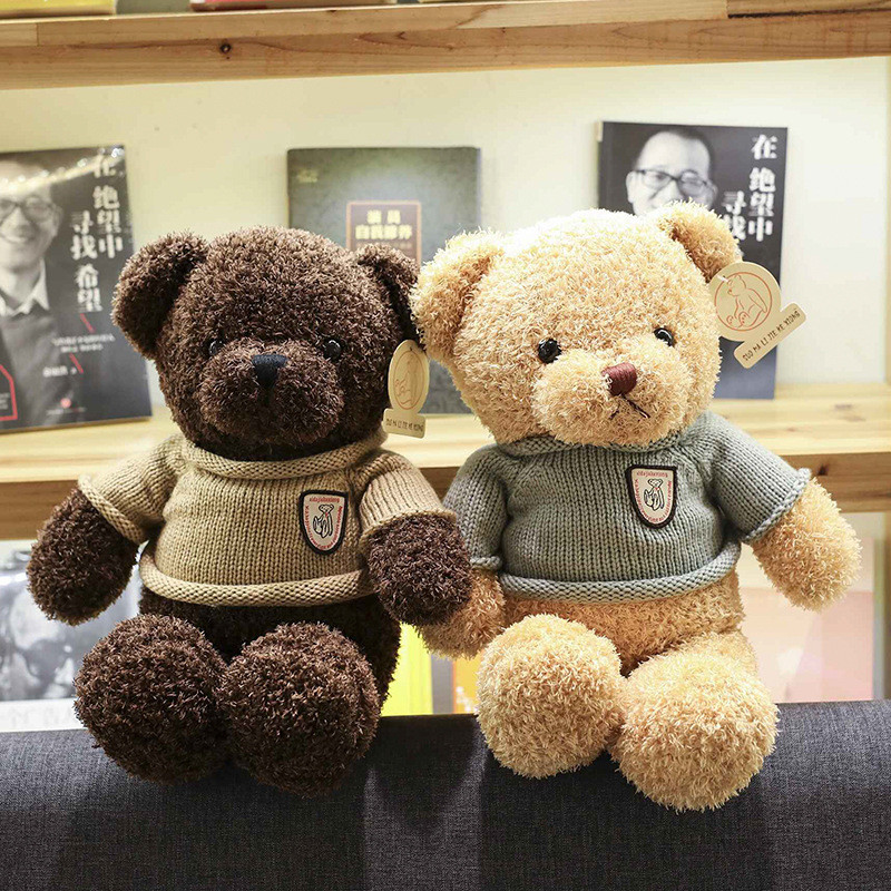 Brinquedo de Pelúcia de Pelúcia de Urso de Pelúcia de Urso de Abraço de Sweater stitch Pelúcia