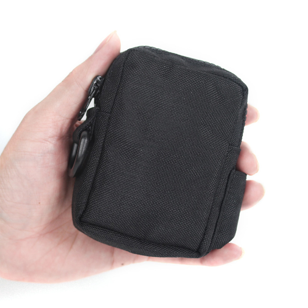Saco de armazenamento de lona bolsa de moedas titular do cartão usar cinto cintura saco correndo esportes Mini saco laze
