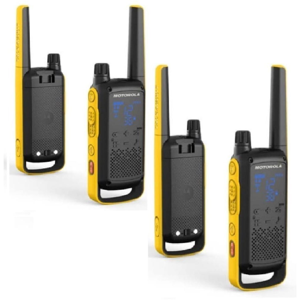 Kit 4 Rádios Comunicadores Motorola T470 Alcança Até 56km
