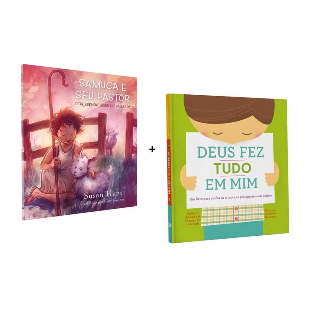 Kit 2 Livros Infantis | Samuca e Seu Pastor + Deus Fez Tudo em Mim | Editora Fiel