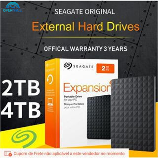 OM Seagate Hd Externo 2TB/4TB Expansão USB 3.0 Disco Rígido