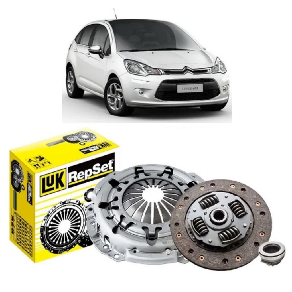 Kit Embreagem Citroen C3 2003 a 2016 C4 2009 a 2013 207 2008 a 2014 HOGGAR 2010 