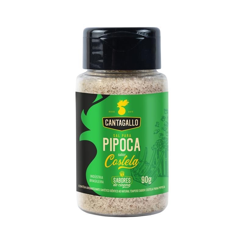 Sal para Pipoca Sabor Costela CantaGallo 90g - Sem Glúten