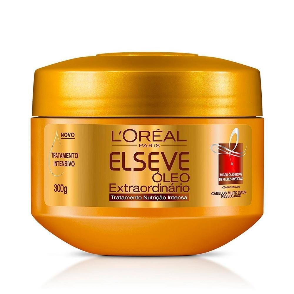 ELSEVE CREME PARA TRATAMENTO ÓLEO EXTRAORDINÁRIO CACHOS COM 300G em Oferta na Shopee