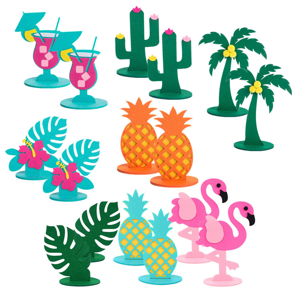 2 Pçs Festa Tropical Peça Central Decoração De Mesa Verão Casamento Havaí Decorações De em Oferta na Shopee