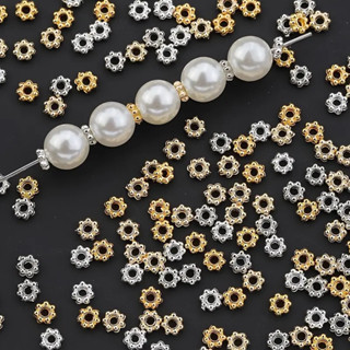 Separador de Miçangas Entremeio Espaçador 6mm-10 gramas (Aprox 240 peças) DIY Margarida Flor em Oferta na Shopee