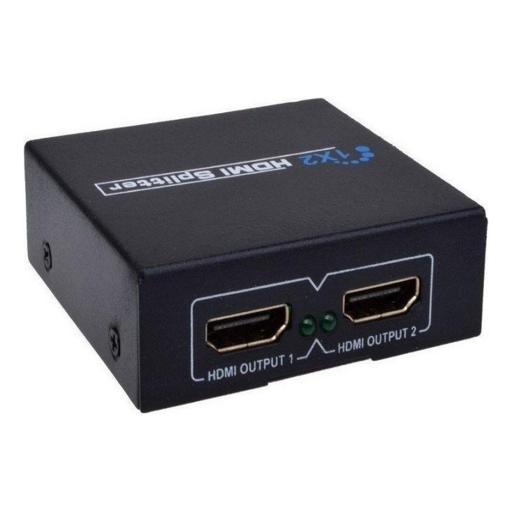 Splitter Distribuidor Divisor Hdmi Hdcp 1080p Video 1x2