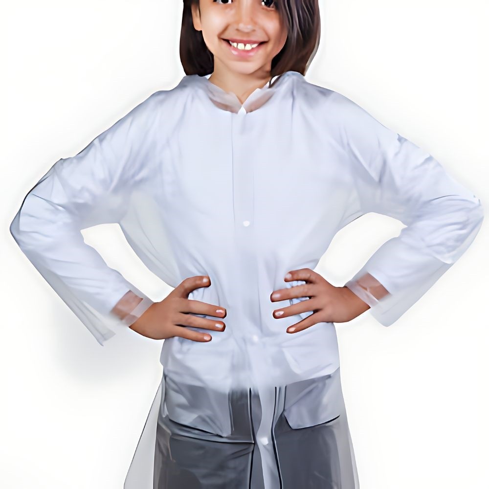 Capa de Chuva Transparente Infantil Com Bolso - Yamacapas em Oferta na Shopee
